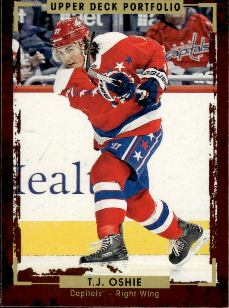 2015-16 Upper Deck Portfolio Hockey - Base #107 T.J. Oshie - Washington Capitals