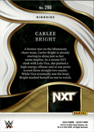 2024 Panini Select WWE - Ringside #290 Carlee Bright - B