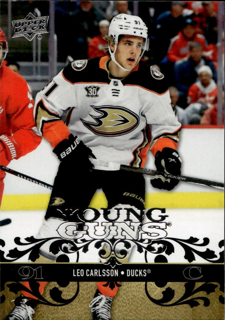 2024-25 Upper Deck Extended Series Hockey - Young Guns Renewed #T-41 Leo Carlsson - Anaheim Ducks - A