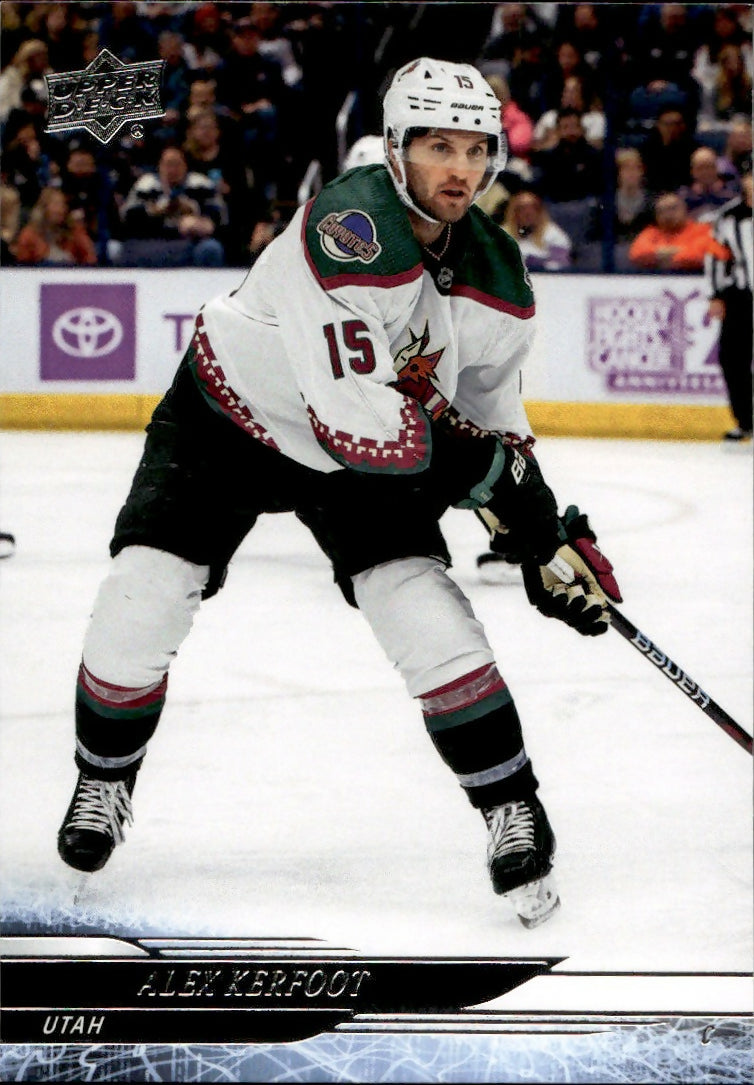 2024-25 Upper Deck Series 1 Hockey - Base #9 Alex Kerfoot - Utah Hockey Club - A