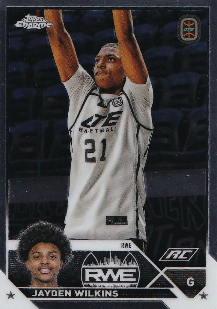 2023-24 Topps Chrome OTE Overtime Elite - Base #60 Jayden Wilkins - RWE - A