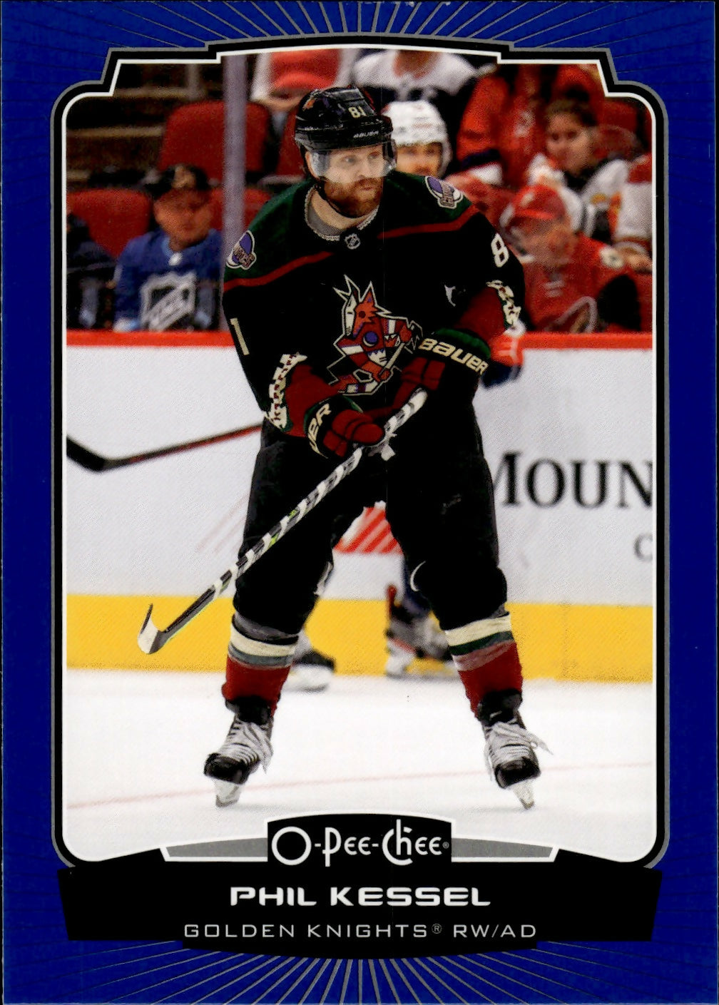 2022-23 Upper Deck O-Pee-Chee Hockey - Base - Blue #145 Phil Kessel - Vegas Golden Knights