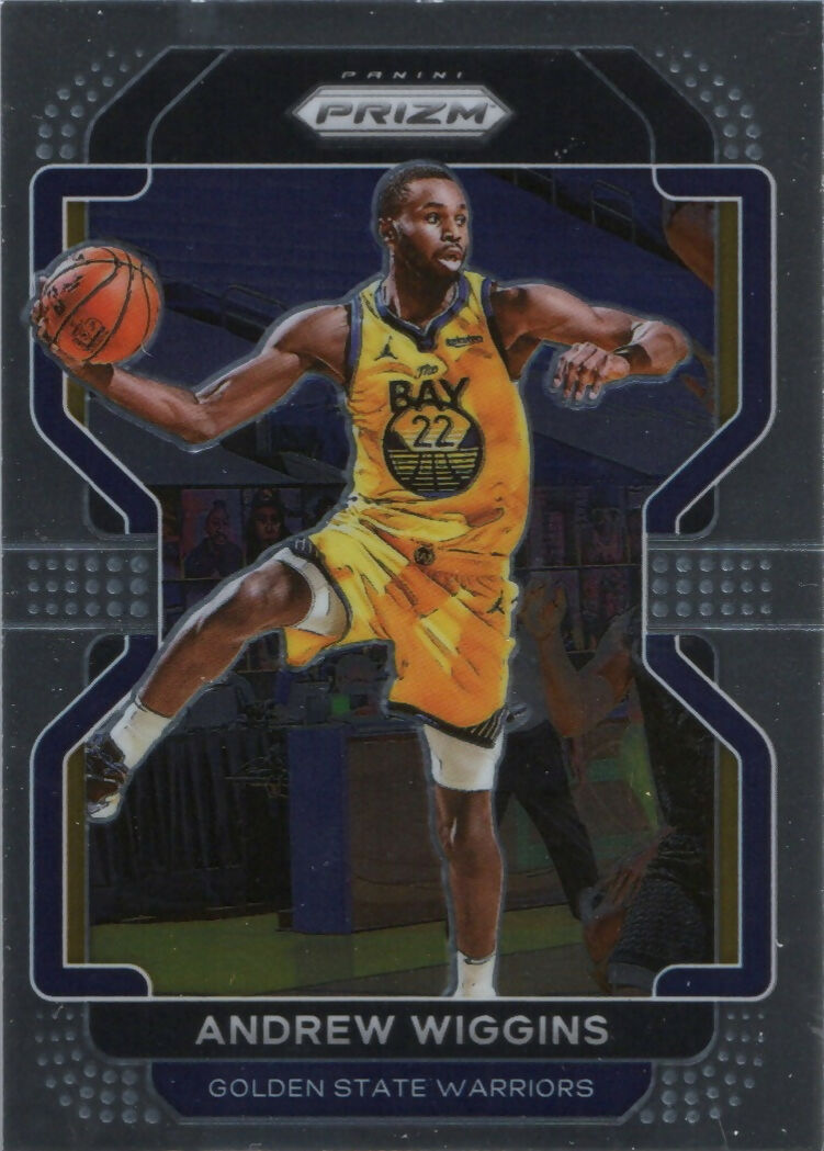 2021-22 Panini Prizm Basketball - Base # 155 Andrew Wiggins - Golden State Warriors