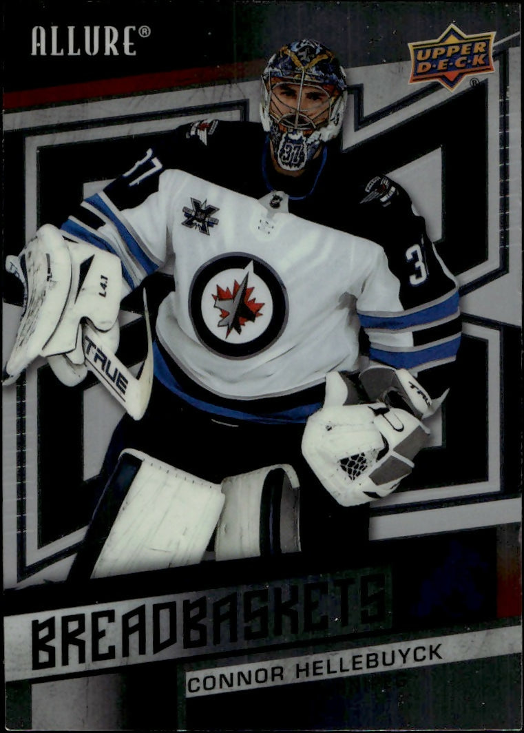 2021-22 Upper Deck Allure Hockey - Breadbaskets #BB-12 Connor Hellebuyck - Winnipeg Jets - A