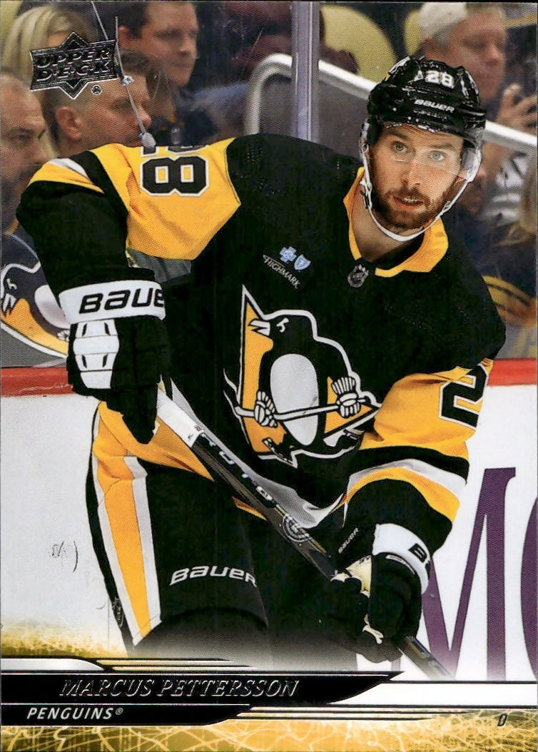 2024-25 Upper Deck Series 1 Hockey - Base #144 Marcus Pettersson - Pittsburgh Penguins - A