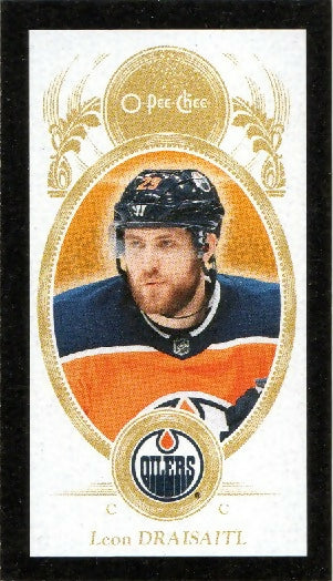 2018-19 O-Pee-Chee Hockey - Mini - Black #M-62 Leon Draisaitl - Edmonton Oilers