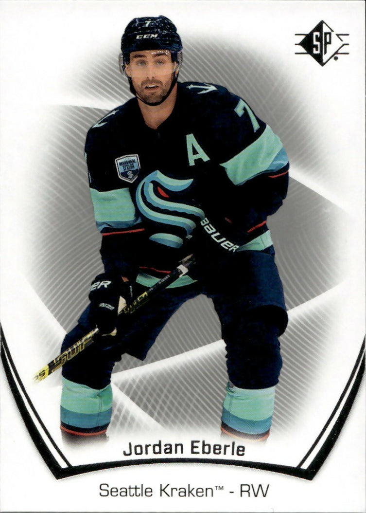 2021-22 Upper Deck SP Authentic Hockey - Base #76 Jordan Eberle - Seattle Kraken - A