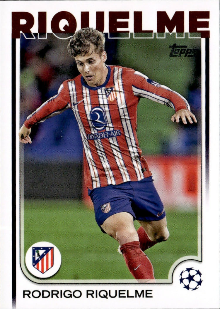 2024-25 Topps UEFA Club Competitions - Base #37 Rodrigo Riquelme - Atletico De Madrid - A