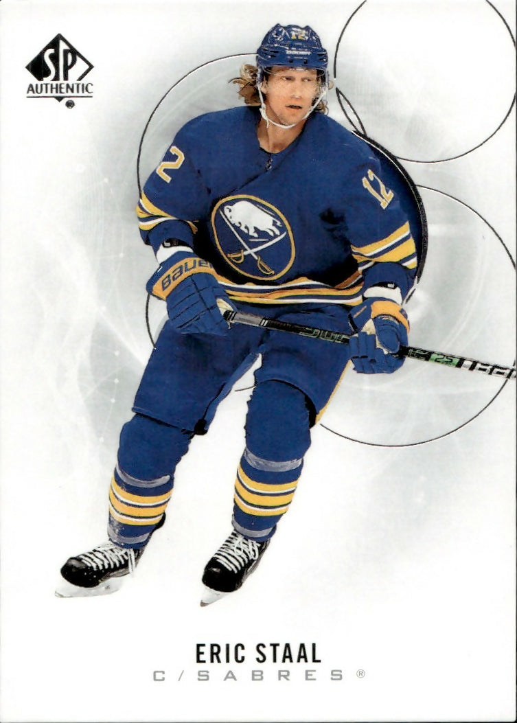 2020-21 Upper Deck Sp Authentic Hockey - Base #49 Eric Staal - Buffalo Sabres - A