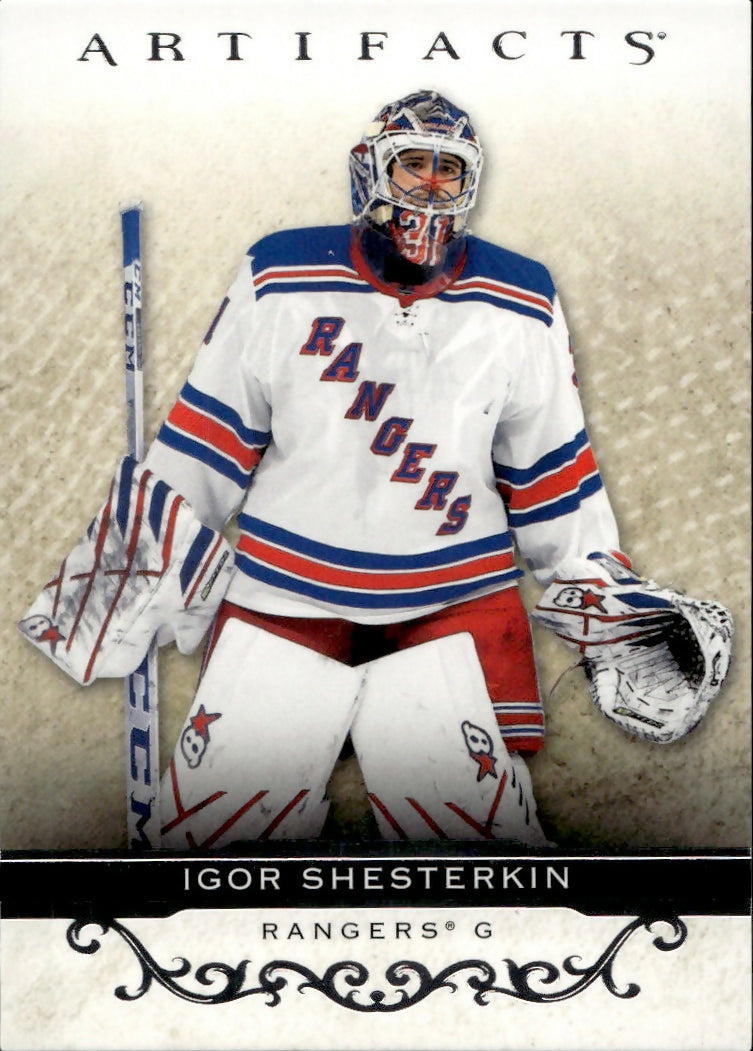 2021-22 Upper Deck Artifacts Hockey - Base #3 Igor Shesterkin - New York Rangers - A
