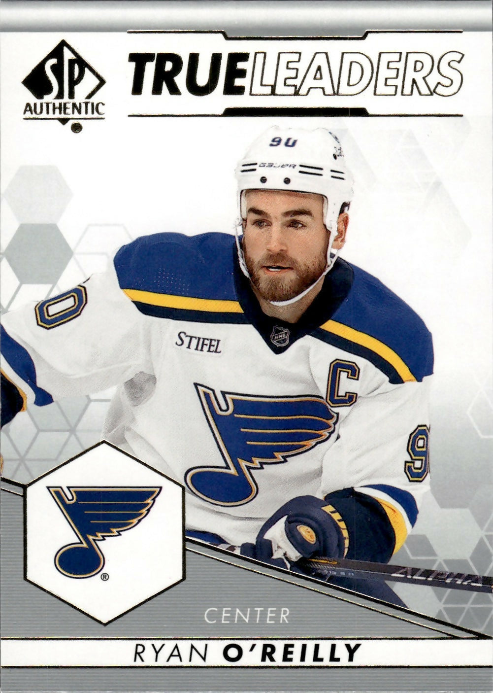 2022-23 Upper Deck SP Authentic Hockey - True Leaders #TL-21 Ryan O'Reilly - St. Louis Blues