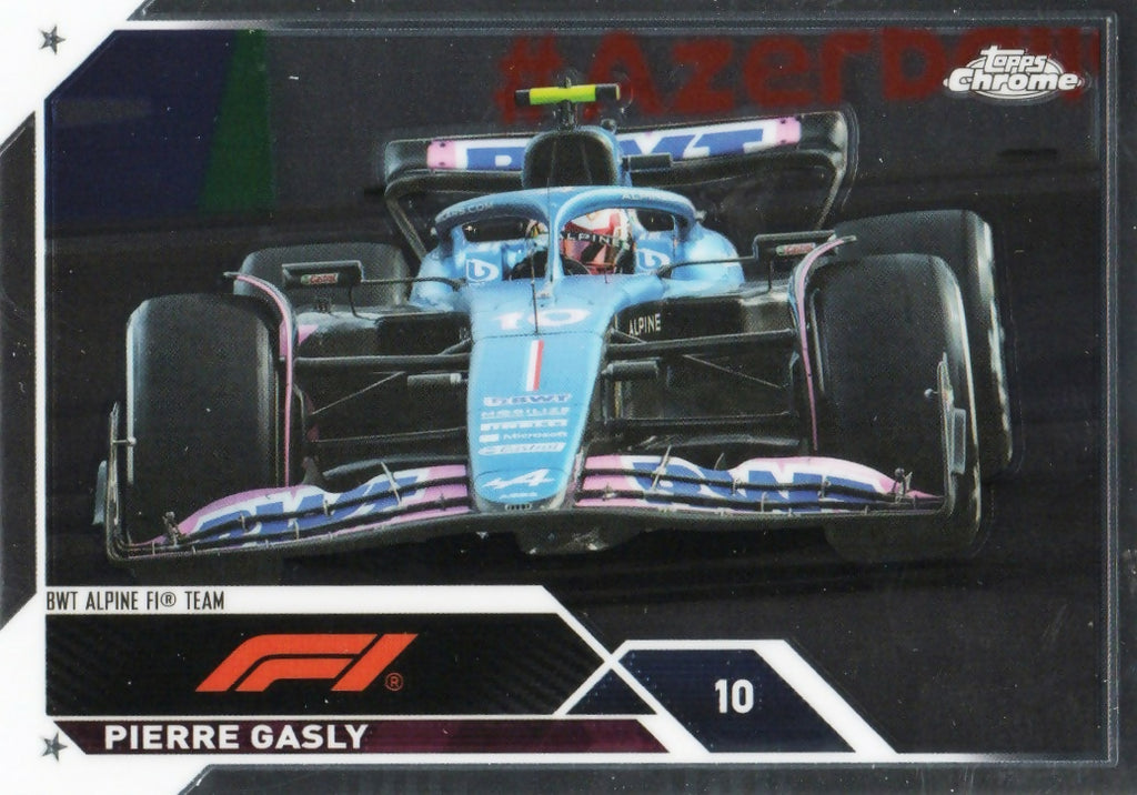 2023 Topps Chrome Formula 1 Base #108 - F1 Cars Pierre Gasly - BWT Alpine F1 Team - A