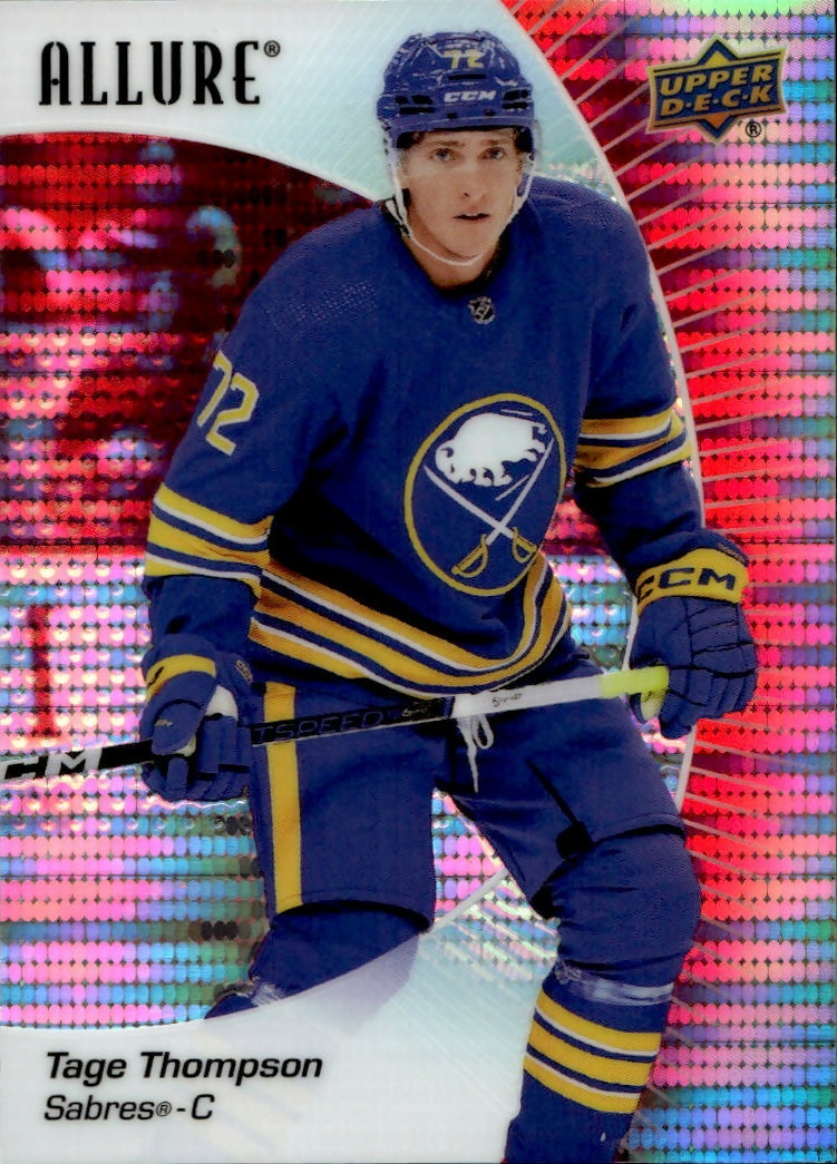 2023-24 Upper Deck Allure Hockey - Base - Red Rainbow #89 Tage Thompson - Buffalo Sabres - A