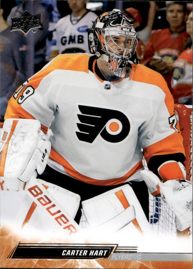 2022-23 Upper Deck Series 1 Hockey - Base #133 Carter Hart - Philadelphia Flyers - A
