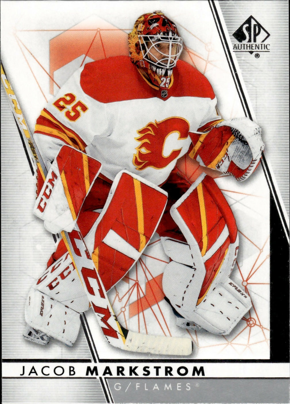 2022-23 Upper Deck SP Authentic Hockey - Base #96 Jacob Markstrom - Calgary Flames