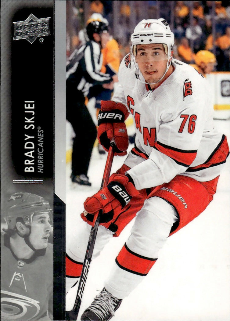 2021-22 Upper Deck Series 2 Hockey - Base #285 Brady Skjei - Carolina Hurricanes - A