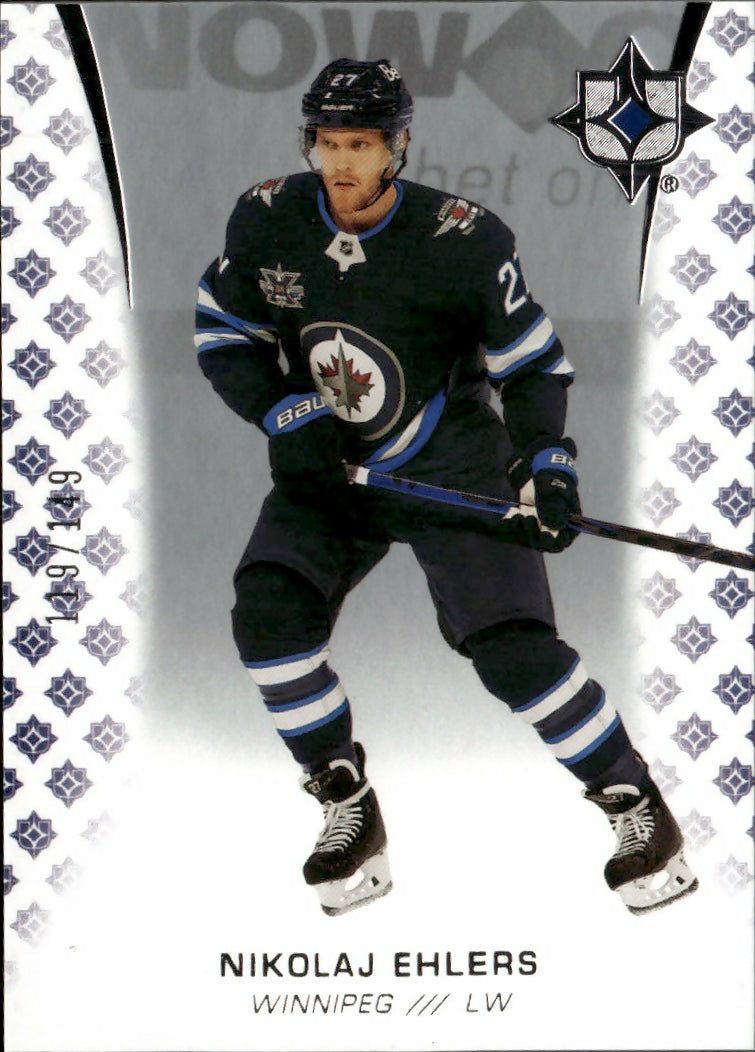 2020-21 Upper Deck Ultimate Collection - Base #7 Nikolaj Ehlers - Winnipeg Jets - A