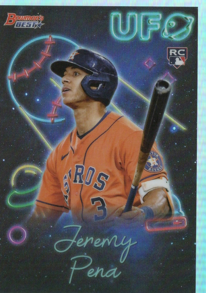 2022 Bowman's Best Baseball- Bowman UFO #UFO-20 Jeremy Pena - Houston Astros - A