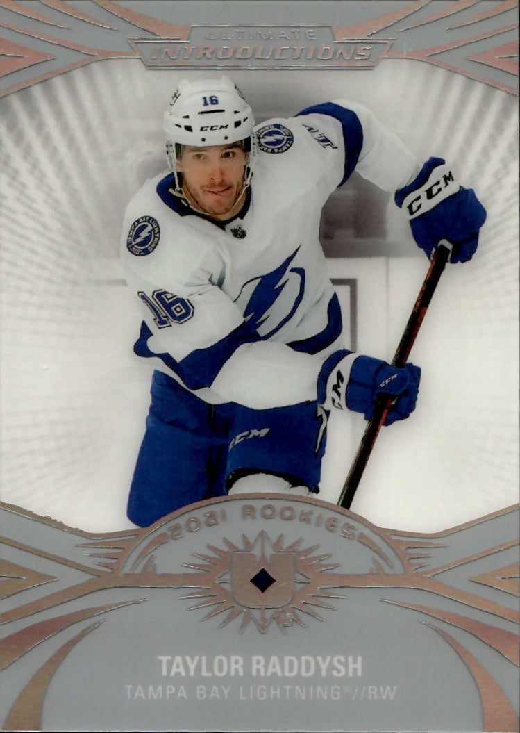 2021-22 Upper Deck Ultimate Collection Hockey - Ultimate Introductions #UI-49 Taylor Raddysh - Tampa Bay Lightning - A