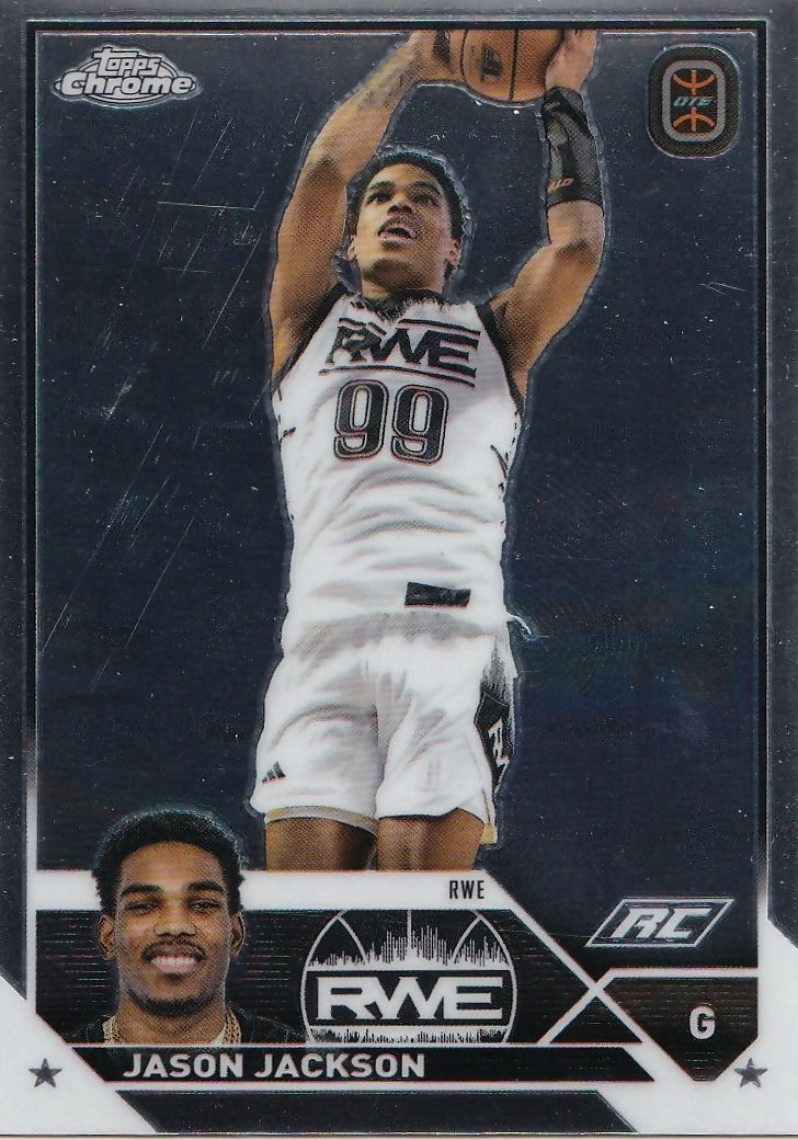 2023-24 Topps Chrome OTE Overtime Elite - Base #62 Jason Jackson - RWE - A