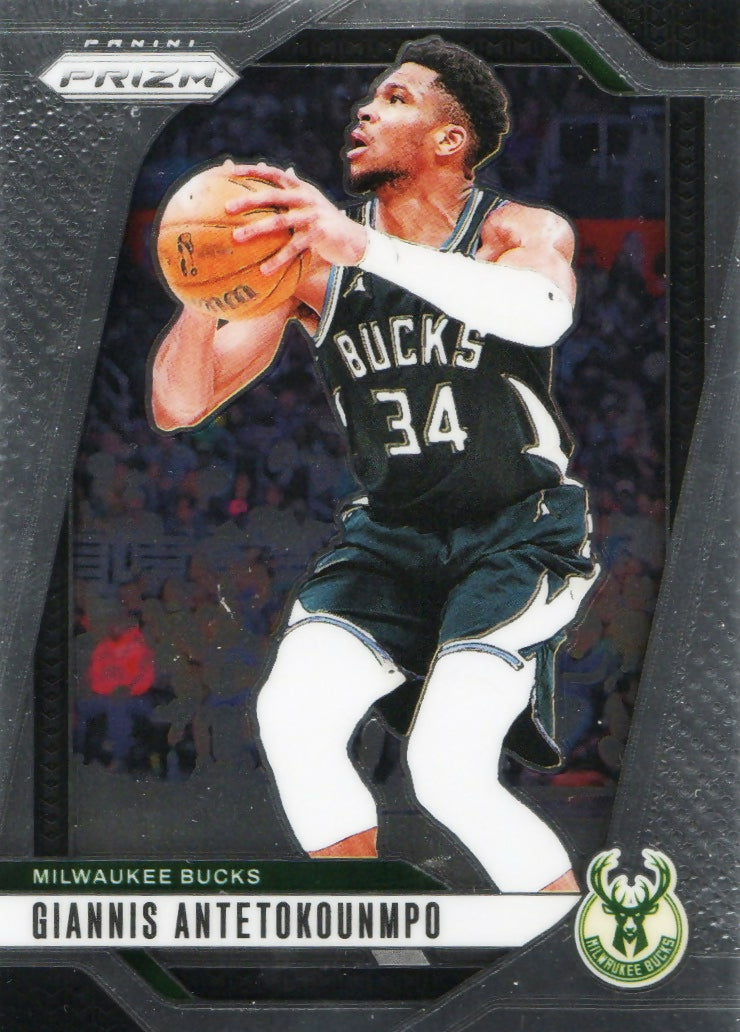 2024-25 Panini Prizm Basketball - Base #85 Giannis Antetokounmpo - Milwaukee Bucks - A
