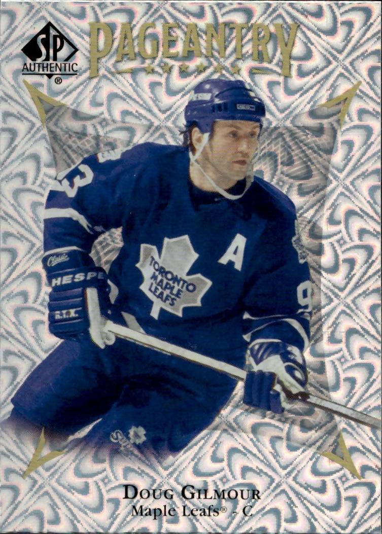 2021-22 Upper Deck SP Authentic Hockey - Pageantry #P-82 Doug Gilmore - Toronto Maple Leafs - A