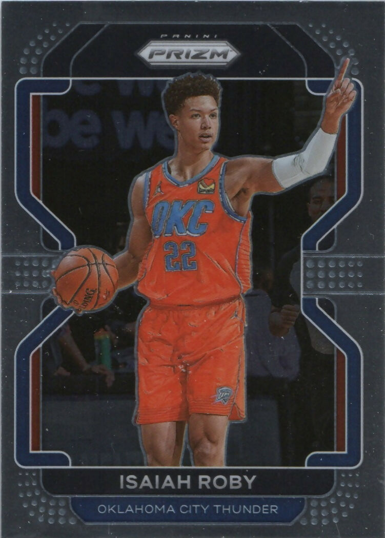 2021-22 Panini Prizm Basketball - Base # 133 Isaiah Roby - Oklahoma City Thunder