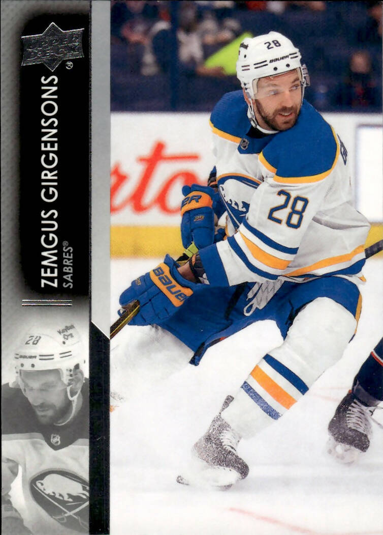 2021-22 Upper Deck Series 2 Hockey - Base #269 Zemgus Girgensons - Buffalo Sabres