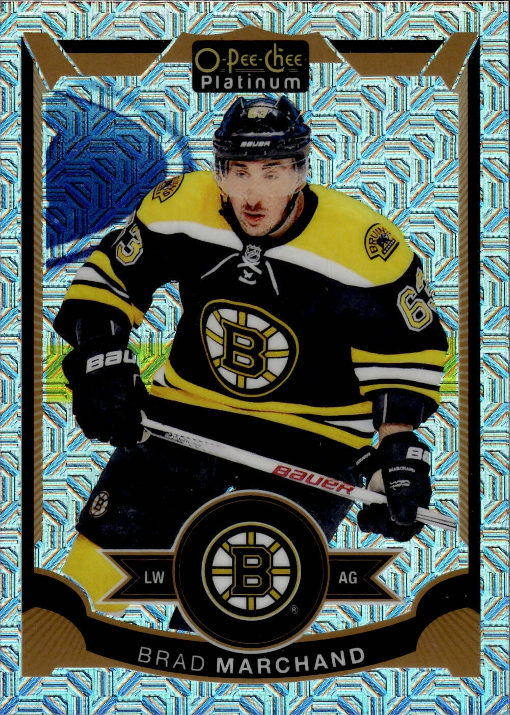 2015-16 O-Pee-Chee Platinum Hockey Traxx #102 Brad Marchand - Boston Bruins