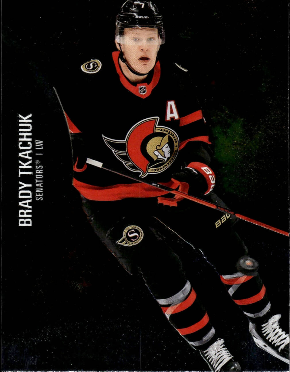 2021-22 Upper Deck Skybox Metal Universe Hockey Base #31 Brady Tkachuk - Ottawa Senators