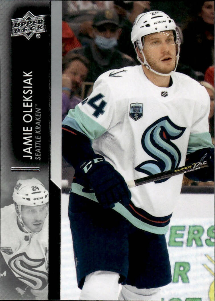 2021-22 Upper Deck Series 2 Hockey - Base #402 Jamie Oleksiak - Seattle Kraken