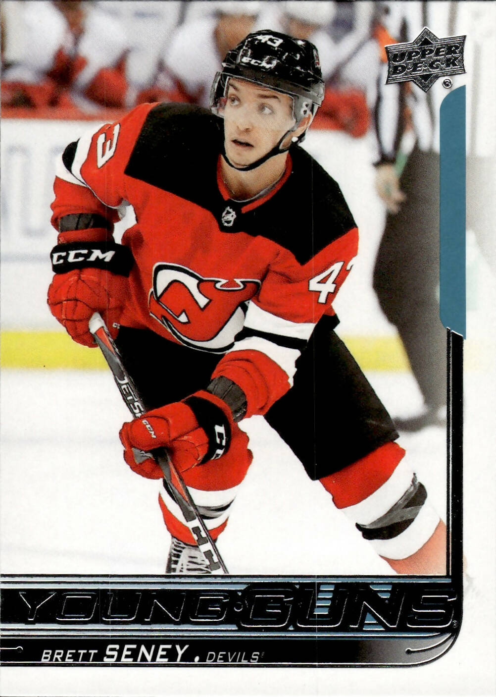 2018-19 Upper Deck Series 2 Hockey - Young Guns #480 Brett Senry - New Jersey Devils