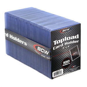 BCW Topload Card holder standard 100ct