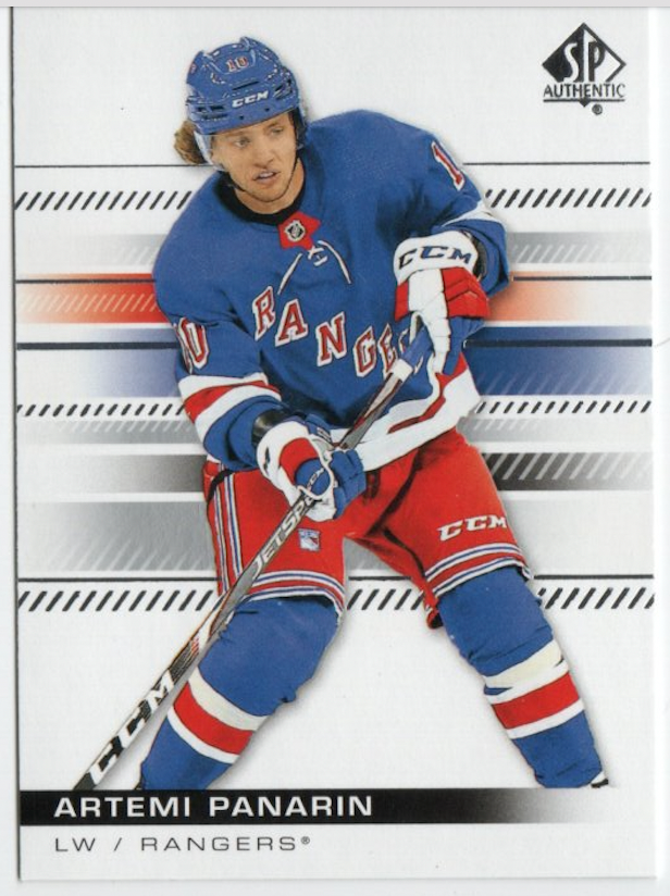 2019-20 Upper Deck SP Authentic Hockey #72 Artemi Panarin - New York Rangers