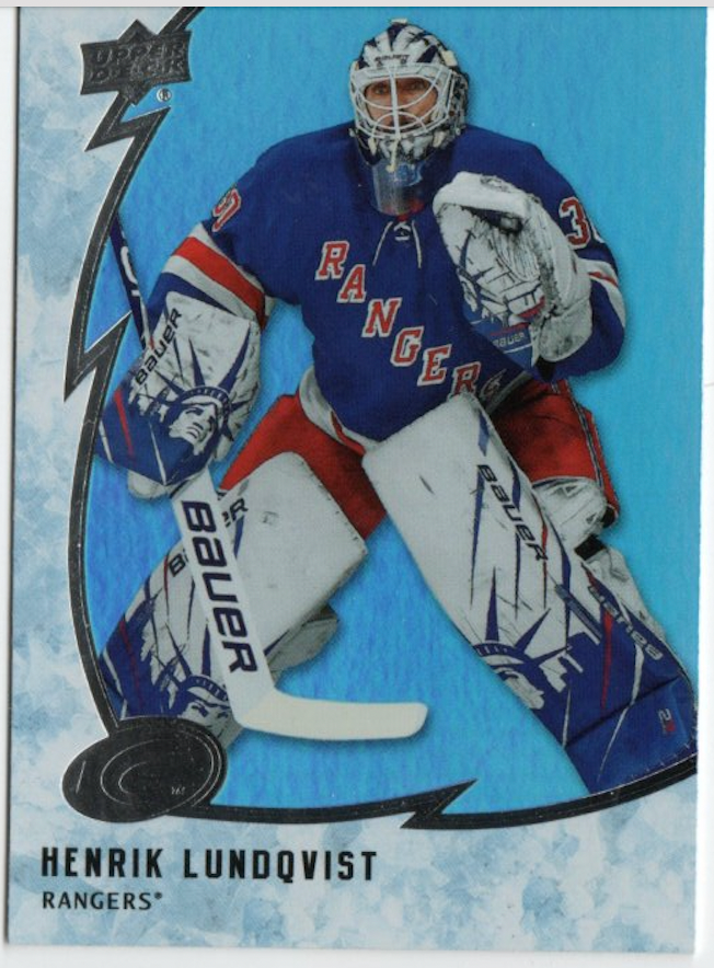 2019-20 Upper Deck Ice Hockey #32 Henrik Lundqvist - New York Rangers