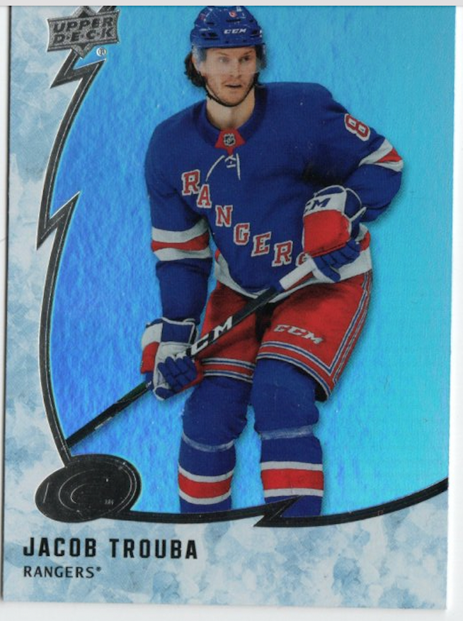 2019-20 Upper Deck Ice Hockey Base #37 Jacob Trouba - New York Rangers