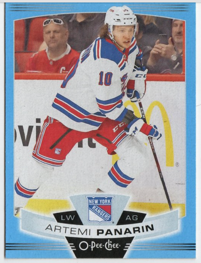 2019-20 Upper Deck O-Pee-Chee Hockey Blue #610 Artemi Panarin - New York Rangers