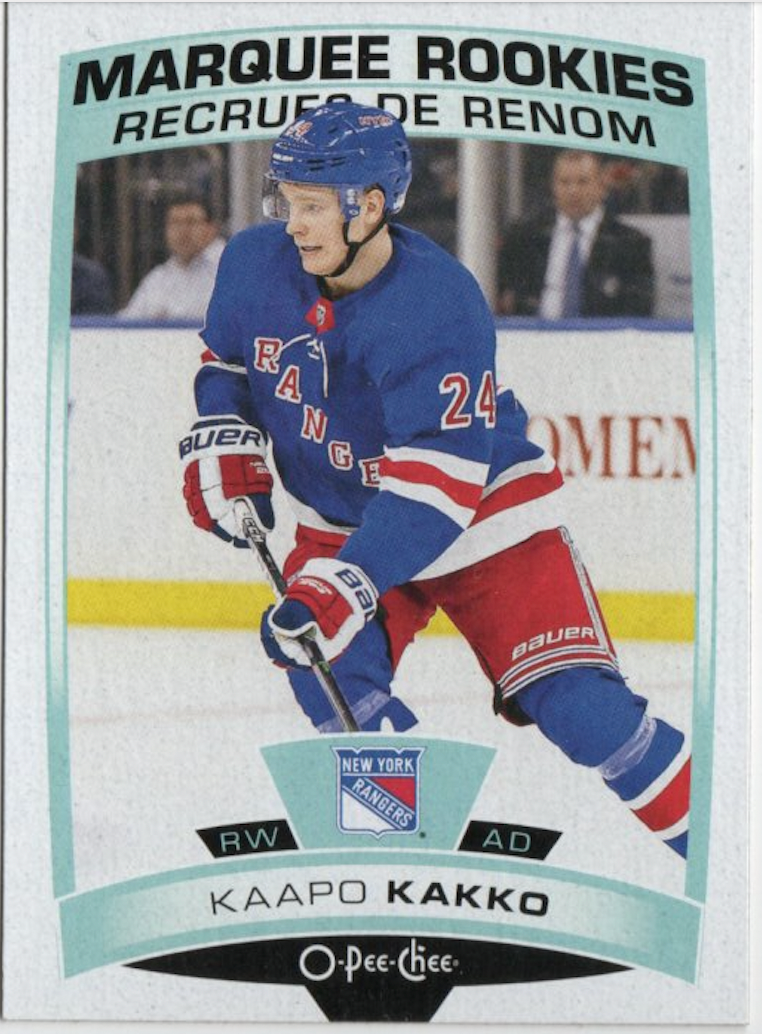 2019-20 Upper Deck O-Pee-Chee Hockey Marquee Rookies #650 Kaapo Kakko - New York Rangers