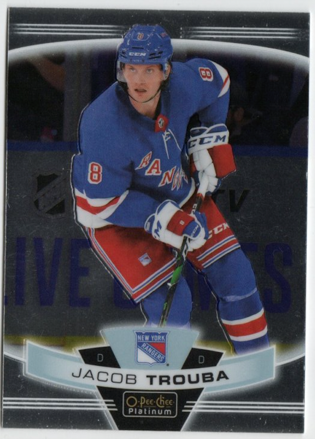 2020-21 Upper Deck O-Pee-Chee Platinum Hockey #104 Jacob Trouba - New York Rangers