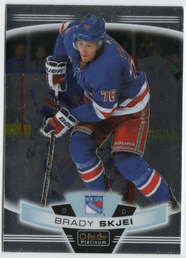 2020-21 Upper Deck O-Pee-Chee Platinum Hockey - Base #54 Brady Skjei - New York Rangers