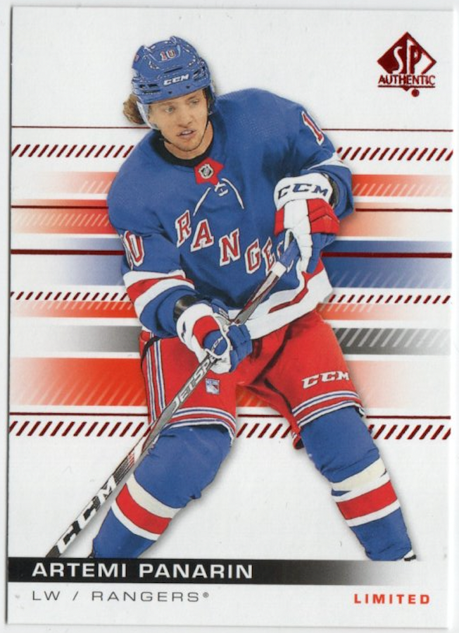 2019-20 Upper Deck SP Authentic Hockey Limited Red #72 Artemi Panarin - New York Rangers