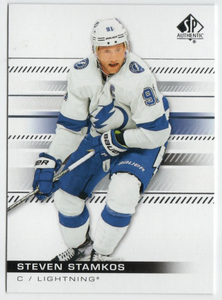 2019-20 Upper Deck SP Authentic Hockey - Base - Tampa Bay Lightning - Steven Stamkos - 52