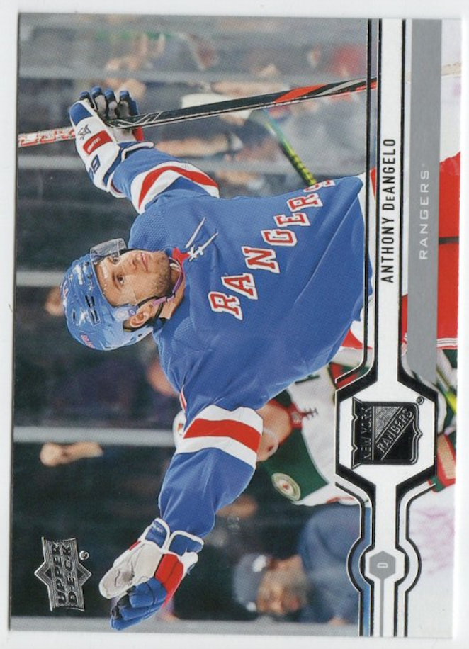 2019-20 Upper Deck Series Two #341 - Anthony DeAngelo - New York Rangers