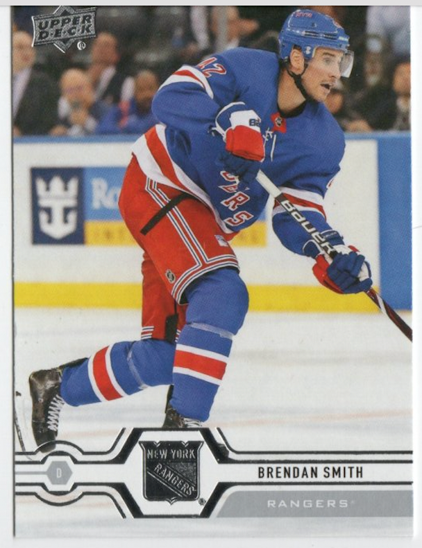 2019-20 Upper Deck Series Two #342 - Brendan Smith - New York Rangers