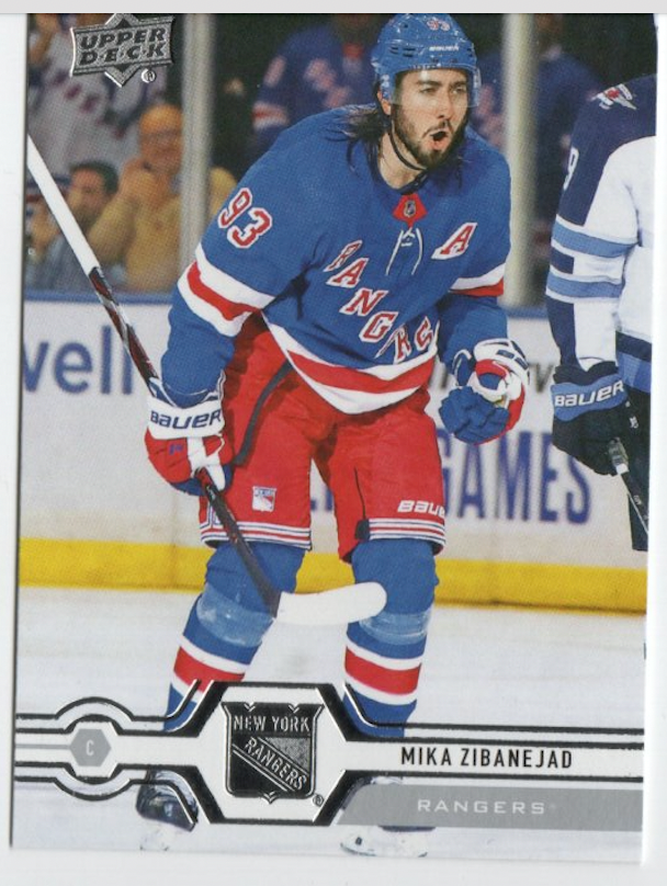 2019-20 Upper Deck Series Two #339 - Mika Zibanejad - New York Rangers