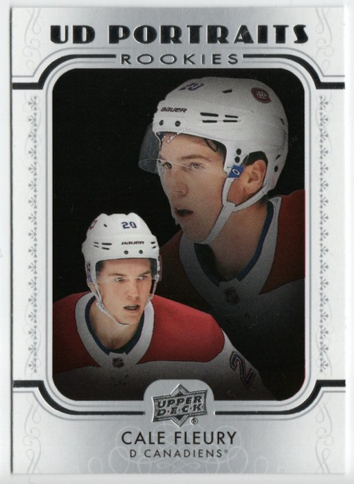 2019-20 Upper Deck Series Two #P-90 - UD Portraits - Cale Fleury - Montreal Canadiens