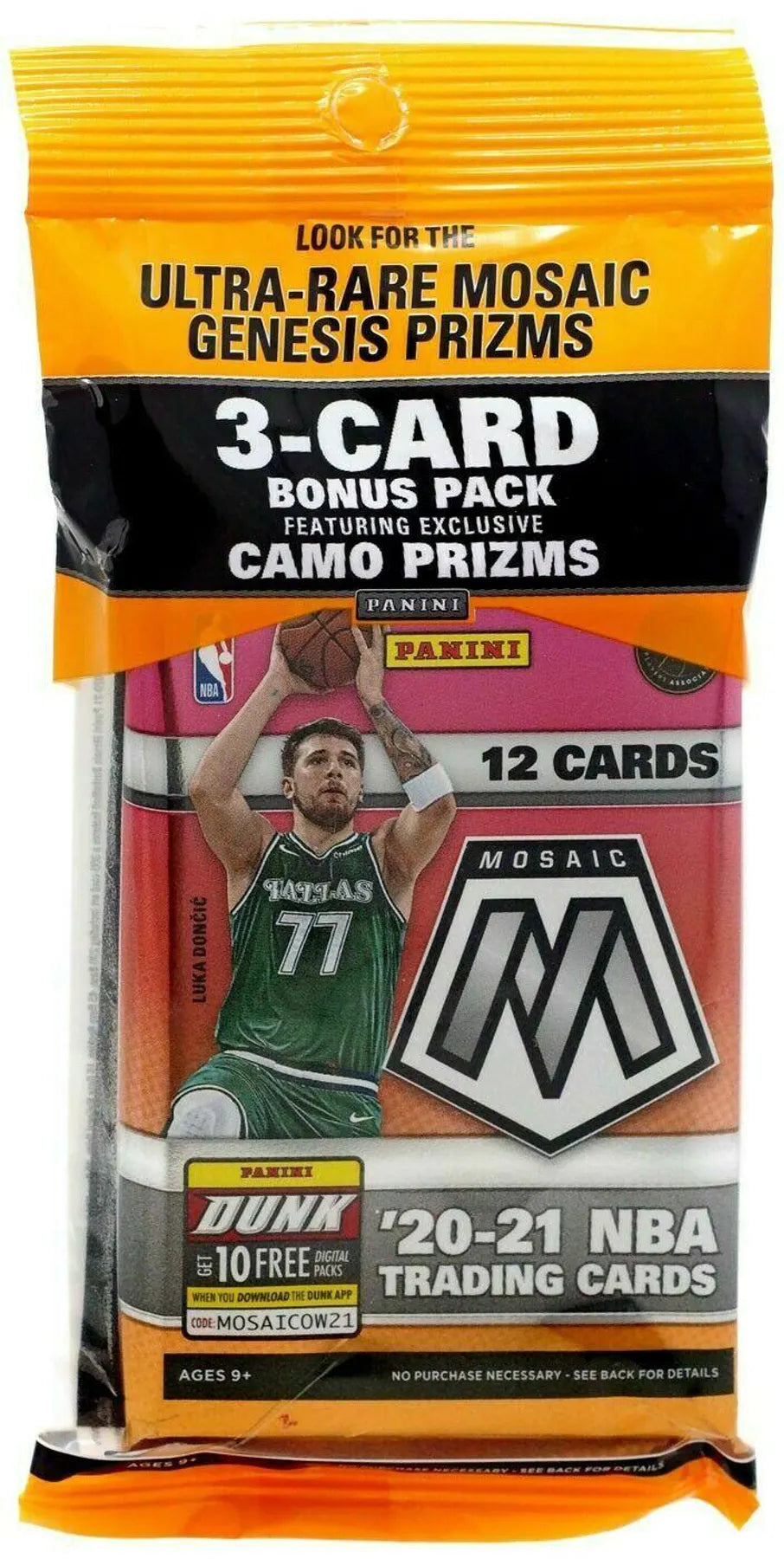 2020-21 Panini Mosaic Basketball Multi Pack