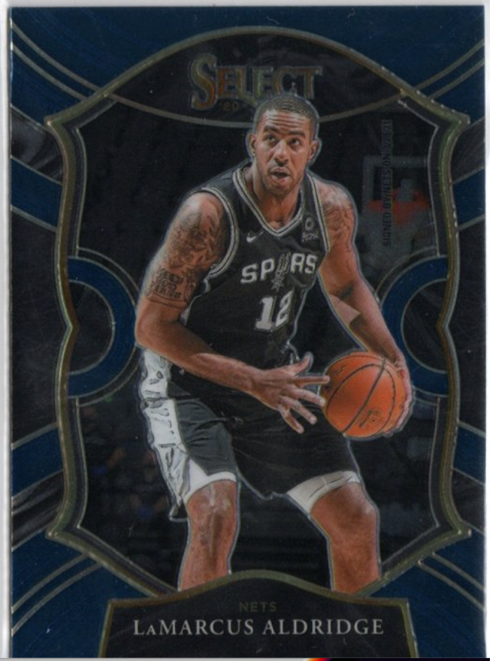 2020-21 Panini Select Basketball Concourse Retail Blue #149 LaMarcus Aldridge - Brooklyn Nets