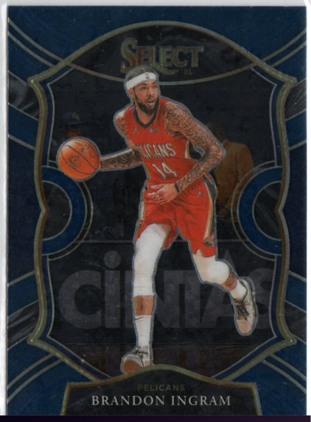 2020-21 Panini Select Basketball Concourse Retail Blue #53 Brandon Ingram - New Orleans Pelicans