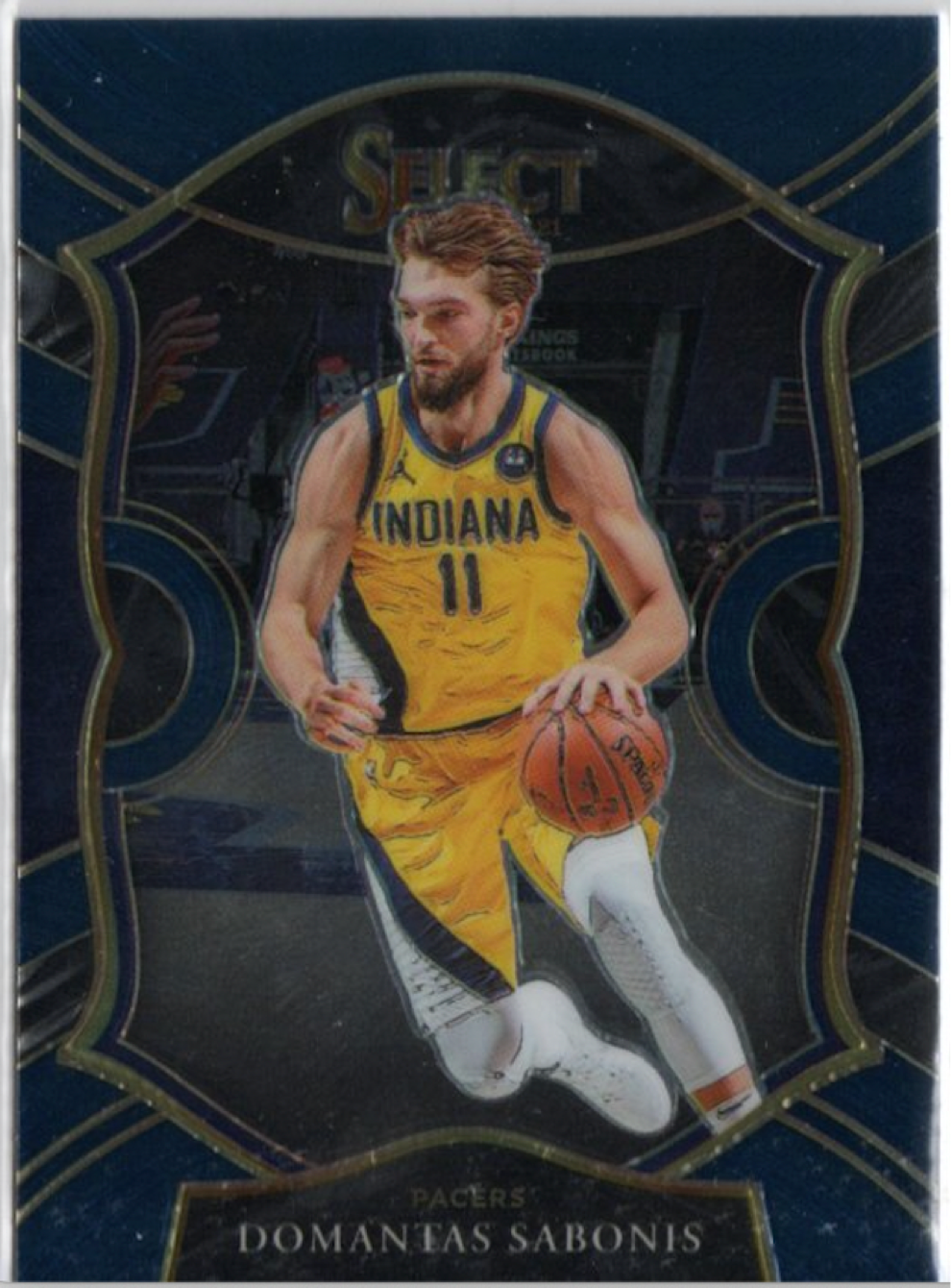 2020-21 Panini Select Basketball Concourse Retail Blue #56 Domantas Sabonis - Indiana Pacers